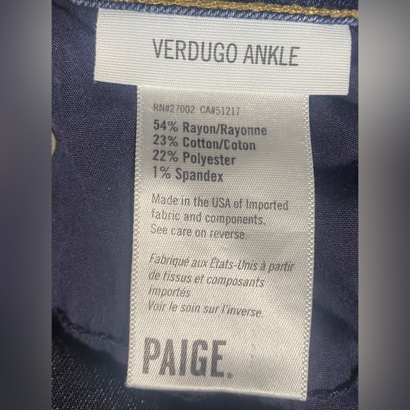 Paige Verdugo Ankle Skinny Jean. - Picture 5 of 9